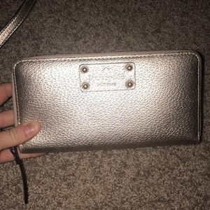 Kate Spade Large Rose Gold Wallet